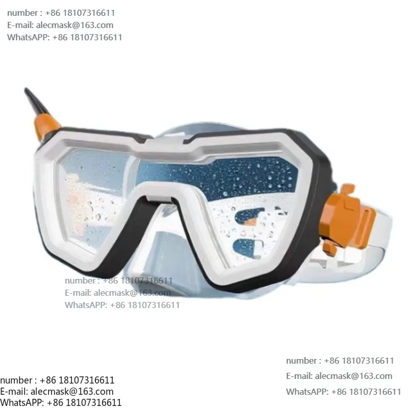 Luminous diving mirror: Luminous mask, heated glass to remove fogging
Luminous diving mirror: Luminous mask, heated glass to remove fogging