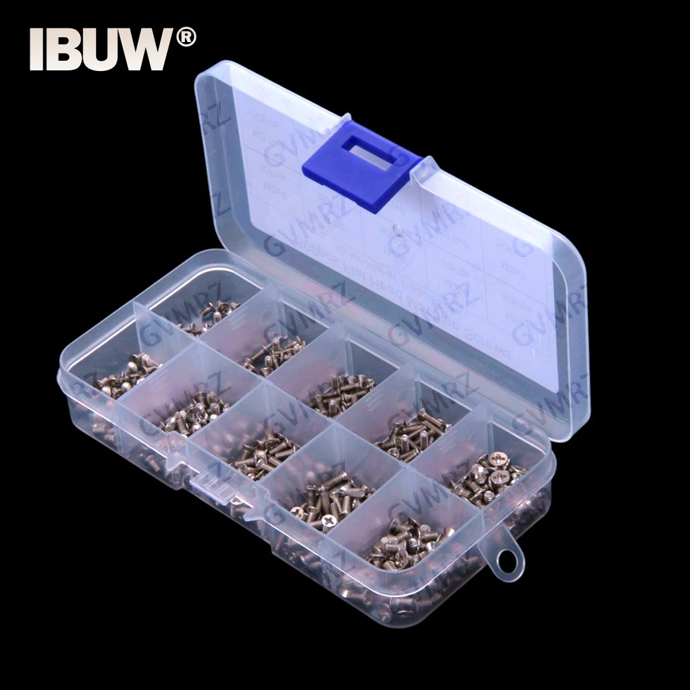 10Values Silver 500PCS M2/M3/M2.5 Screw Combination Set with Phillips Head and Countersunk Head M2 M3 M2.5
10Values Silver 500PCS M2/M3/M2.5 Screw Combination Set with Phillips Head and Countersunk Head M2 M3 M2.5