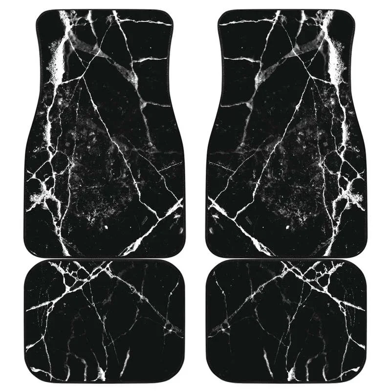 Black White Natural Marble Print Front and Back Car Floor Mats Heavy Carpet Front and Rear Full Set 4PCs Pack
Black White Natural Marble Print Front and Back Car Floor Mats Heavy Carpet Front and Rear Full Set 4PCs Pack