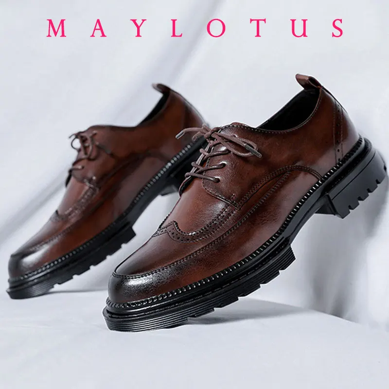 Men Brogue Leather Casual Shoes Luxury Brand Soft Mens Sneakers Breathable Moccasins Mens Walking Wedding Shoes Zapatos Hombre
Men Brogue Leather Casual Shoes Luxury Brand Soft Mens Sneakers Breathable Moccasins Mens Walking Wedding Shoes Zapatos Hombre
