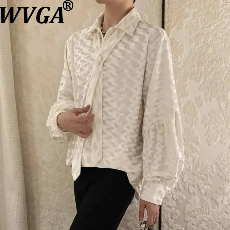 WVGA Spring Autumn New Men French Style Light Luxury Velvet Turn-Down Collar Shirt High-end Long Sleeve Tie Niche Top Ins W24465
WVGA Spring Autumn New Men French Style Light Luxury Velvet Turn-Down Collar Shirt High-end Long Sleeve Tie Niche Top Ins W24465