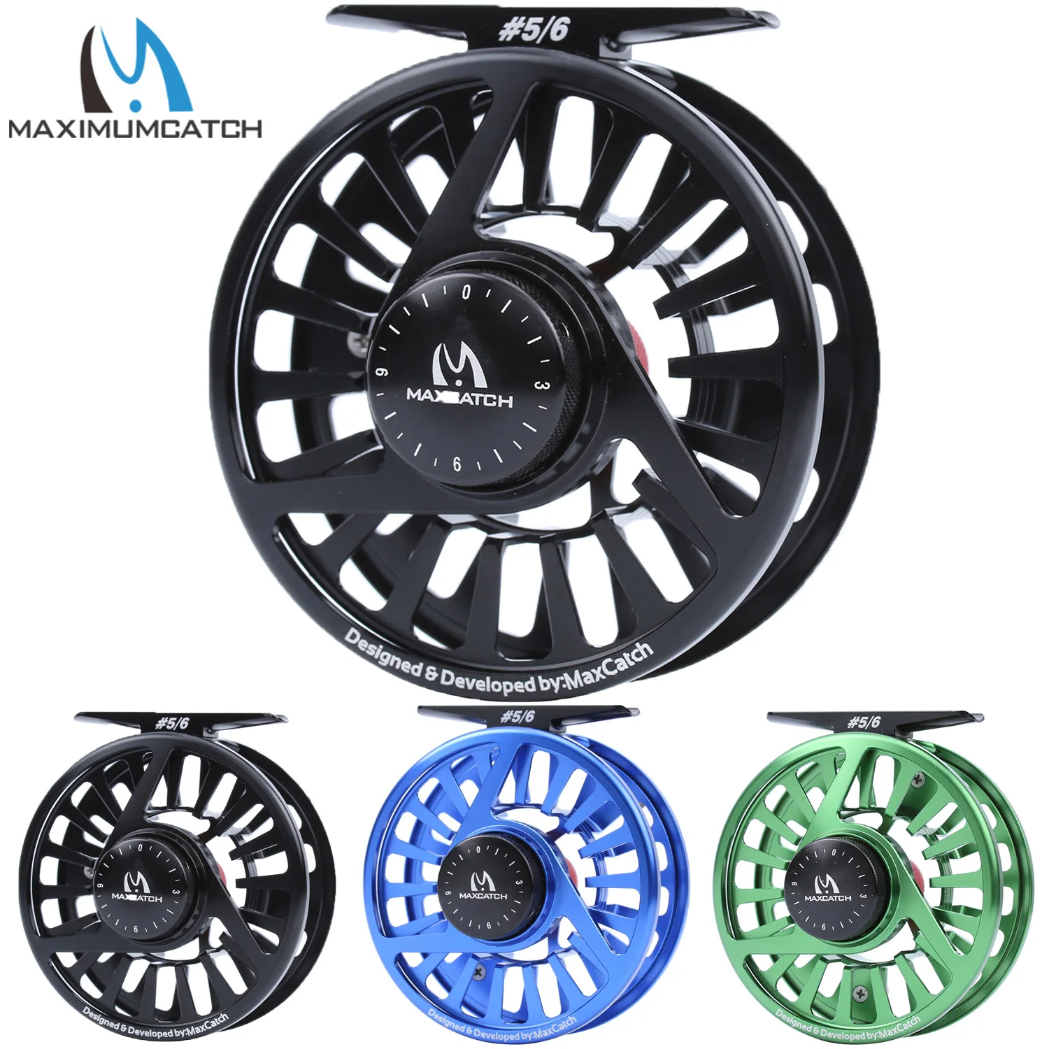 Maximumcatch AVID Fly Fishing Reel 1/3/4/5/6/7/8WT CNC Machined Aluminum Micro Adjusting Drag Large Arbor Trout Bass Fly Reel
Maximumcatch AVID Fly Fishing Reel 1/3/4/5/6/7/8WT CNC Machined Aluminum Micro Adjusting Drag Large Arbor Trout Bass Fly Reel