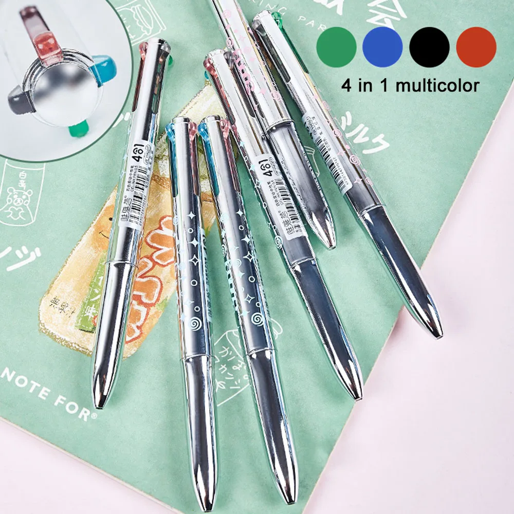 Set of 6pcs Retractable 4 Colors Neutral Pen for Note Taking, Journaling & School Supplies
Set of 6pcs Retractable 4 Colors Neutral Pen for Note Taking, Journaling & School Supplies