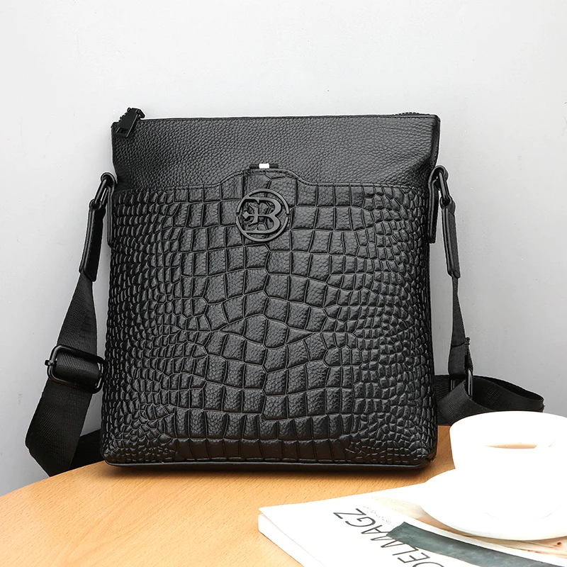Genuine Leather Shoulder Casual Retro Messenger Bag Simple Business Trend Handmade Messenger Leather Bag men's designer mens bag
Genuine Leather Shoulder Casual Retro Messenger Bag Simple Business Trend Handmade Messenger Leather Bag men's designer mens bag