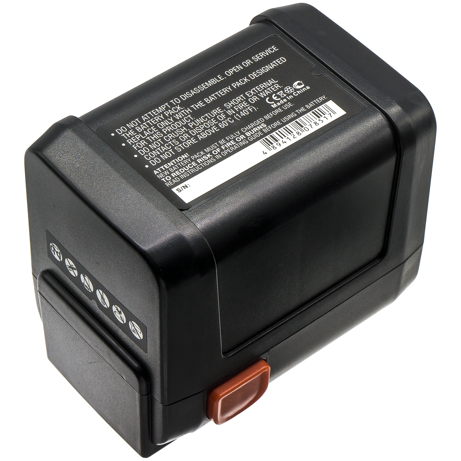 Сменная батарея CS для Gardena 8841, 8840, AccuCut Li 400, AccuCut Li 450, AccuCut Li, AccuCut 18-Li, PN: 8835-U 3000 мАч / 54 Вт·ч
Сменная батарея CS для Gardena 8841, 8840, AccuCut Li 400, AccuCut Li 450, AccuCut Li, AccuCut 18-Li, PN: 8835-U 3000 мАч / 54 Вт·ч
