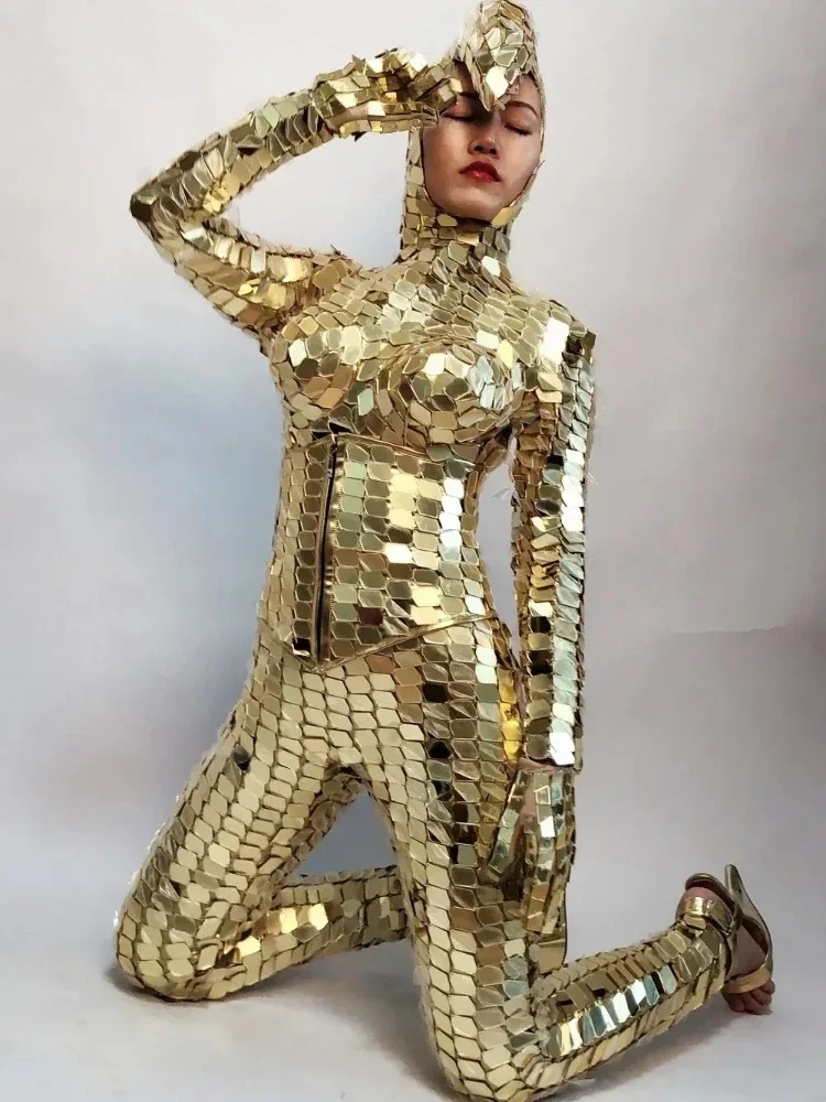 Show girl party outfit luxuryShow girl costume Luxury Party OutfitGold Mirror Woman Costume Jumpsuit Club Party Mirrors Suit Lad
Show girl party outfit luxuryShow girl costume Luxury Party OutfitGold Mirror Woman Costume Jumpsuit Club Party Mirrors Suit Lad