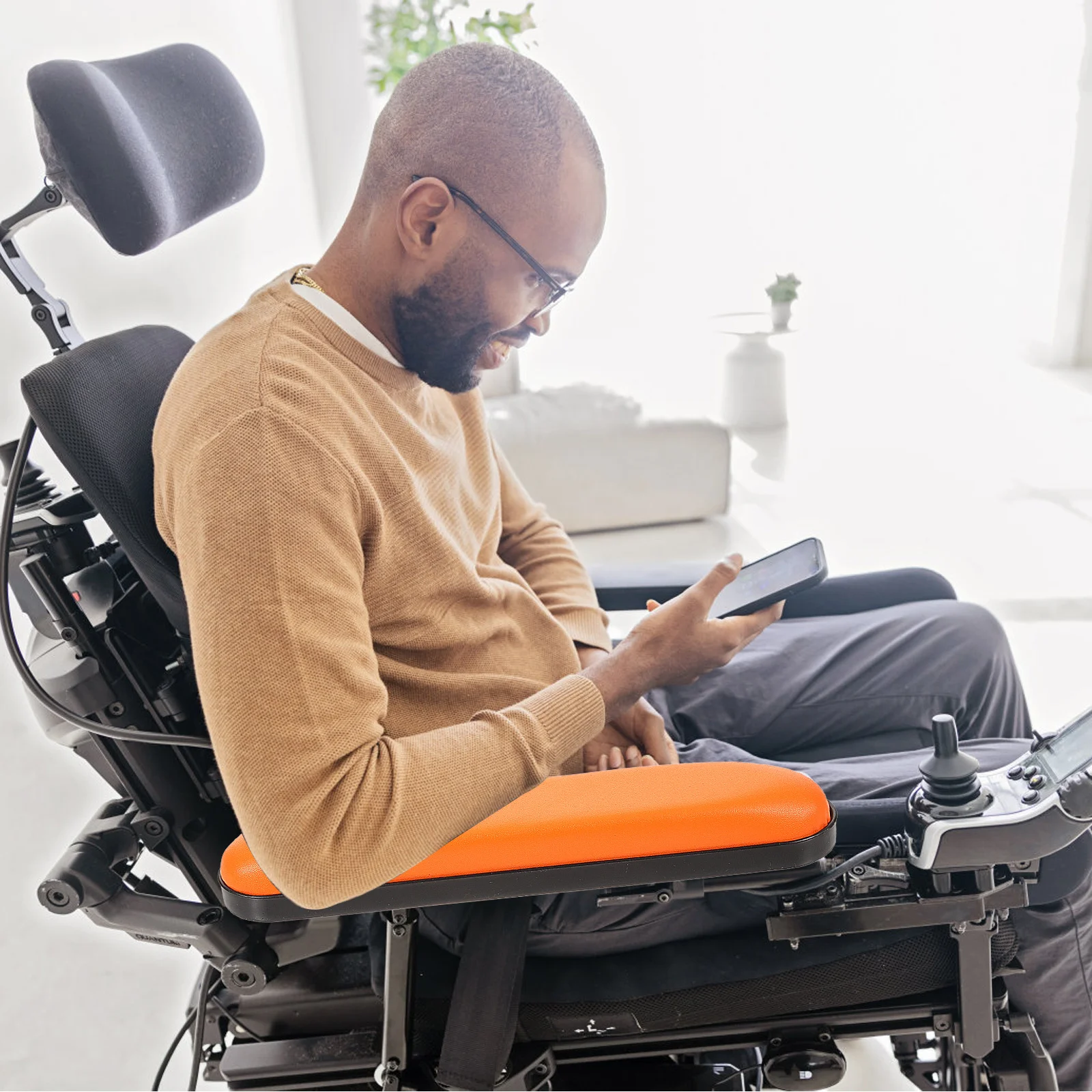 2Pcs Wheelchair Armrest Pads Ergonomic Nonslip ABS Cushion Replacement Parts Wheelchair Armrest Pads
2Pcs Wheelchair Armrest Pads Ergonomic Nonslip ABS Cushion Replacement Parts Wheelchair Armrest Pads