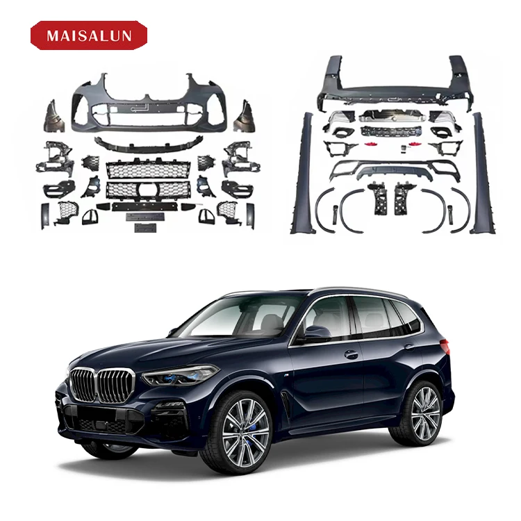 ZAIQU Jiuzhou Auto Hot Sell Car Parts for X5 G05 to MT Bodykit Front Rear Bumper Side Skirt Wheel Eyebrow Rear Diffuer Vent Ful
ZAIQU Jiuzhou Auto Hot Sell Car Parts for X5 G05 to MT Bodykit Front Rear Bumper Side Skirt Wheel Eyebrow Rear Diffuer Vent Ful