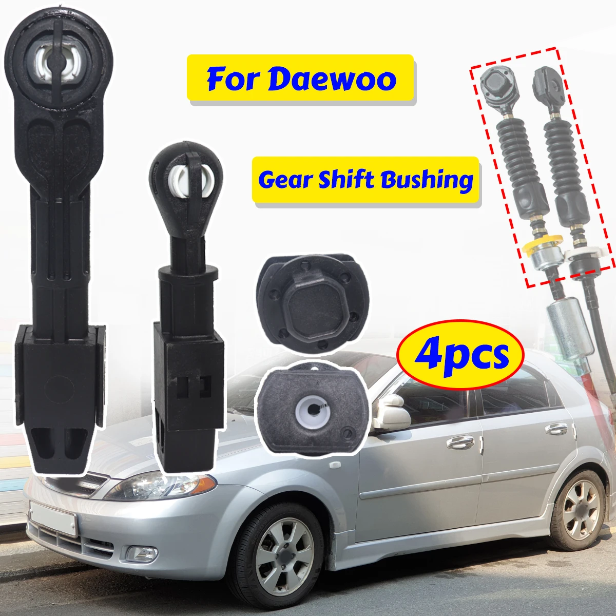 Gear Shift Cable Linkage End Rod Bushing for Daewoo Lacetti Premiere 2008-2011 Gearbox Lever Selector MT Part Shifter Gearsticks
Gear Shift Cable Linkage End Rod Bushing for Daewoo Lacetti Premiere 2008-2011 Gearbox Lever Selector MT Part Shifter Gearsticks