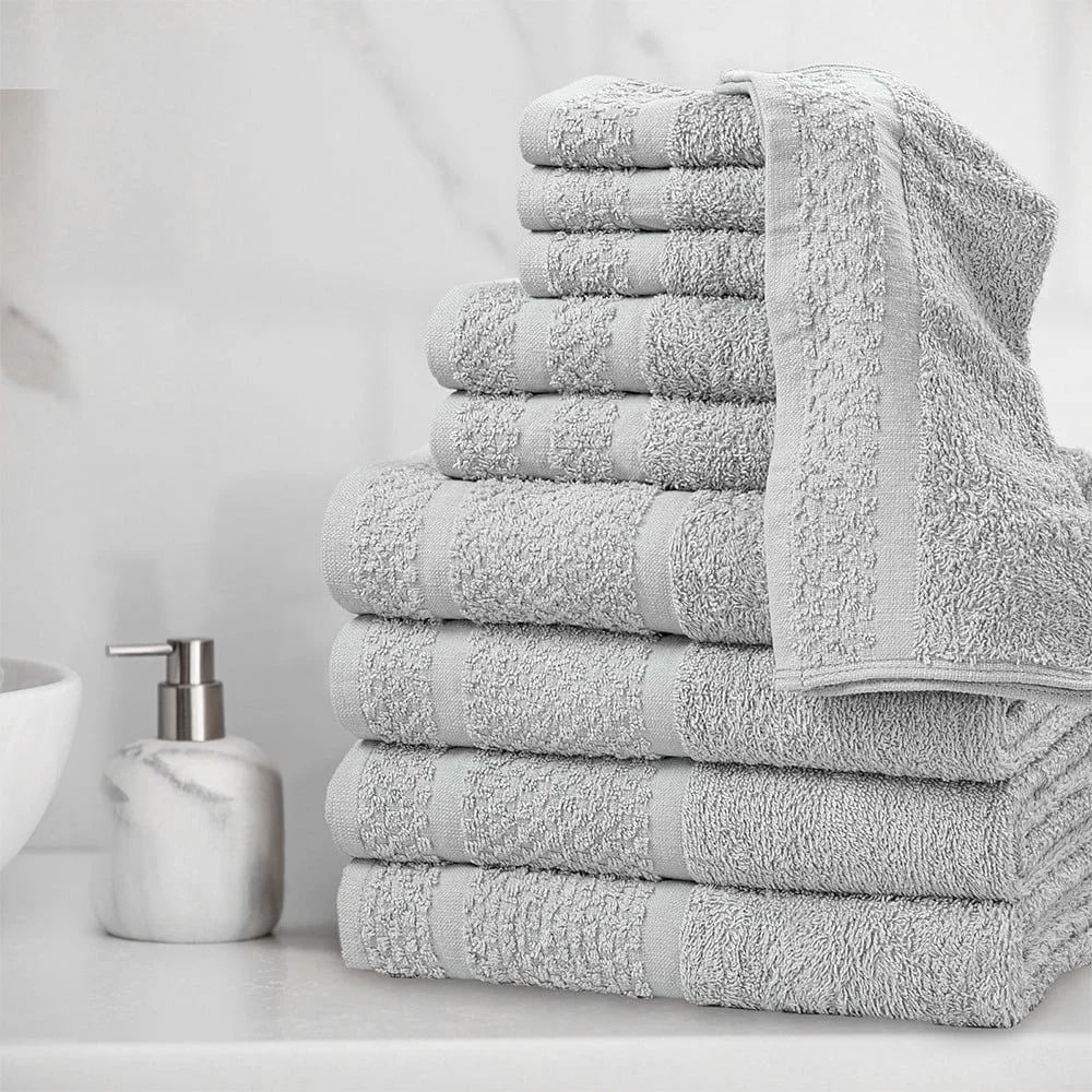 10 Piece Towel Set Soft Absorbent Cotton Quick Dry Bath Towels Hand Towels Washcloths Durable Fade Resistant Popcorn Texture
10 Piece Towel Set Soft Absorbent Cotton Quick Dry Bath Towels Hand Towels Washcloths Durable Fade Resistant Popcorn Texture