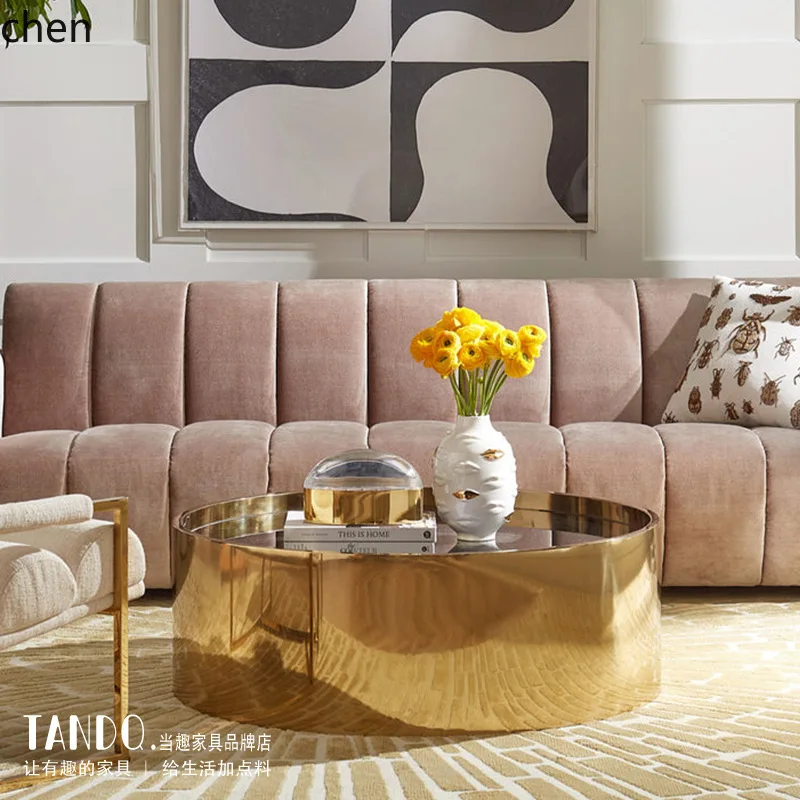 HYS Steel Round Coffee Table for Living Room Model Room Clubhouse Display Round Table Metal Coffee Table
HYS Steel Round Coffee Table for Living Room Model Room Clubhouse Display Round Table Metal Coffee Table