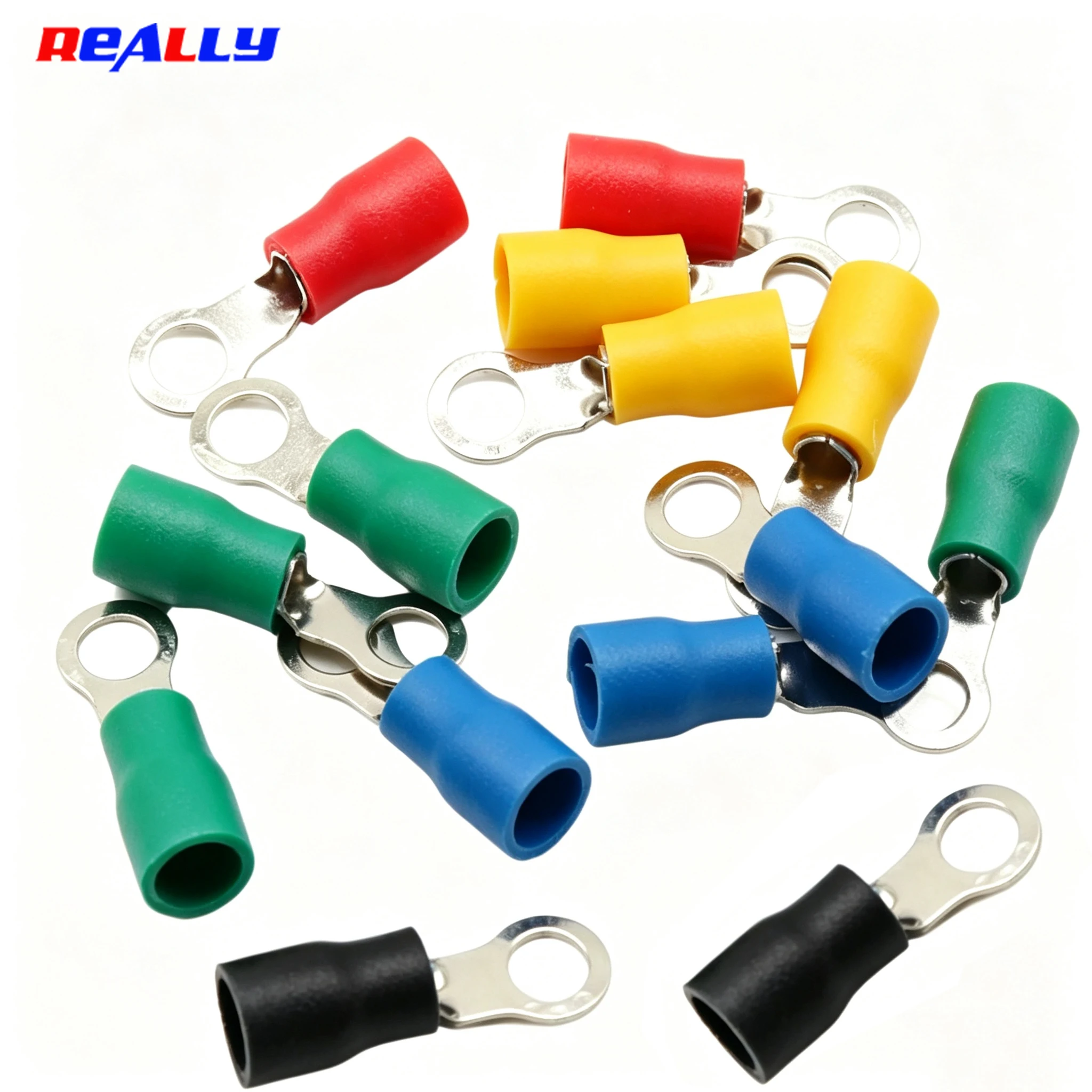 REALLY 1000PCS Spade Insulated Wire Connectors Set RV1.25/2/3.5/5.5 Electrical Crimp Terminals Cable Wire Connector Pack
REALLY 1000PCS Spade Insulated Wire Connectors Set RV1.25/2/3.5/5.5 Electrical Crimp Terminals Cable Wire Connector Pack