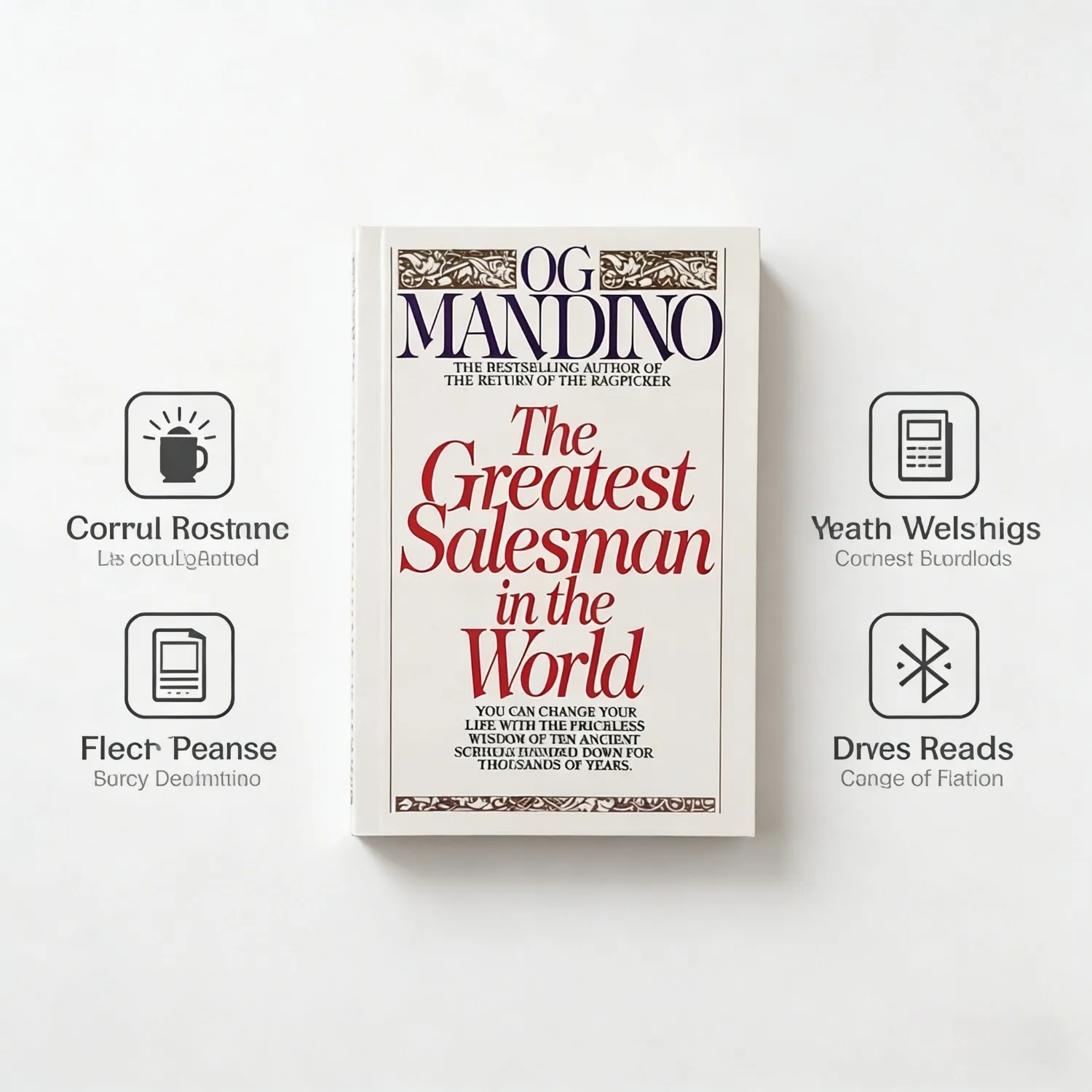 Величайший продавец в мире по версии Ог Мандино | Древние свитки: Мудрость для жизни и успеха. Английская книга.
Величайший продавец в мире по версии Ог Мандино | Древние свитки: Мудрость для жизни и успеха. Английская книга.