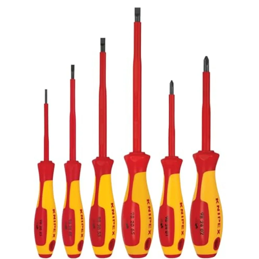 Tools 9K 98 98 33 US 6 Pc Screwdriver Set 1000V Insulated
Tools 9K 98 98 33 US 6 Pc Screwdriver Set 1000V Insulated