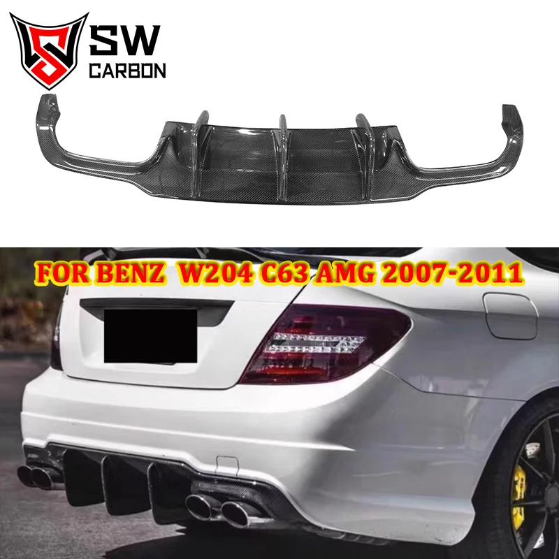 Carbon Fiber Rear Diffuser for Mercedes-Benz C-Class W204 260 C300 C63 AMG 2007 - 2011 Car Rear Bumper Lip Diffuser Bodykit
Carbon Fiber Rear Diffuser for Mercedes-Benz C-Class W204 260 C300 C63 AMG 2007 - 2011 Car Rear Bumper Lip Diffuser Bodykit