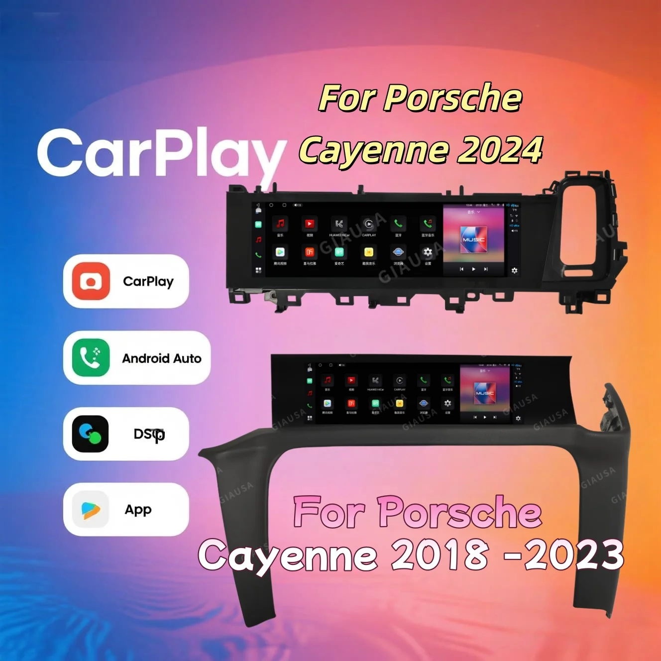 Экран Co-pilot с поддержкой CarPlay для Porsche Cayenne 2018-2023, мультимедийный плеер, панель управления, дисплей, Android Auto, монитор с Bluetooth.
Экран Co-pilot с поддержкой CarPlay для Porsche Cayenne 2018-2023, мультимедийный плеер, панель управления, дисплей, Android Auto, монитор с Bluetooth.