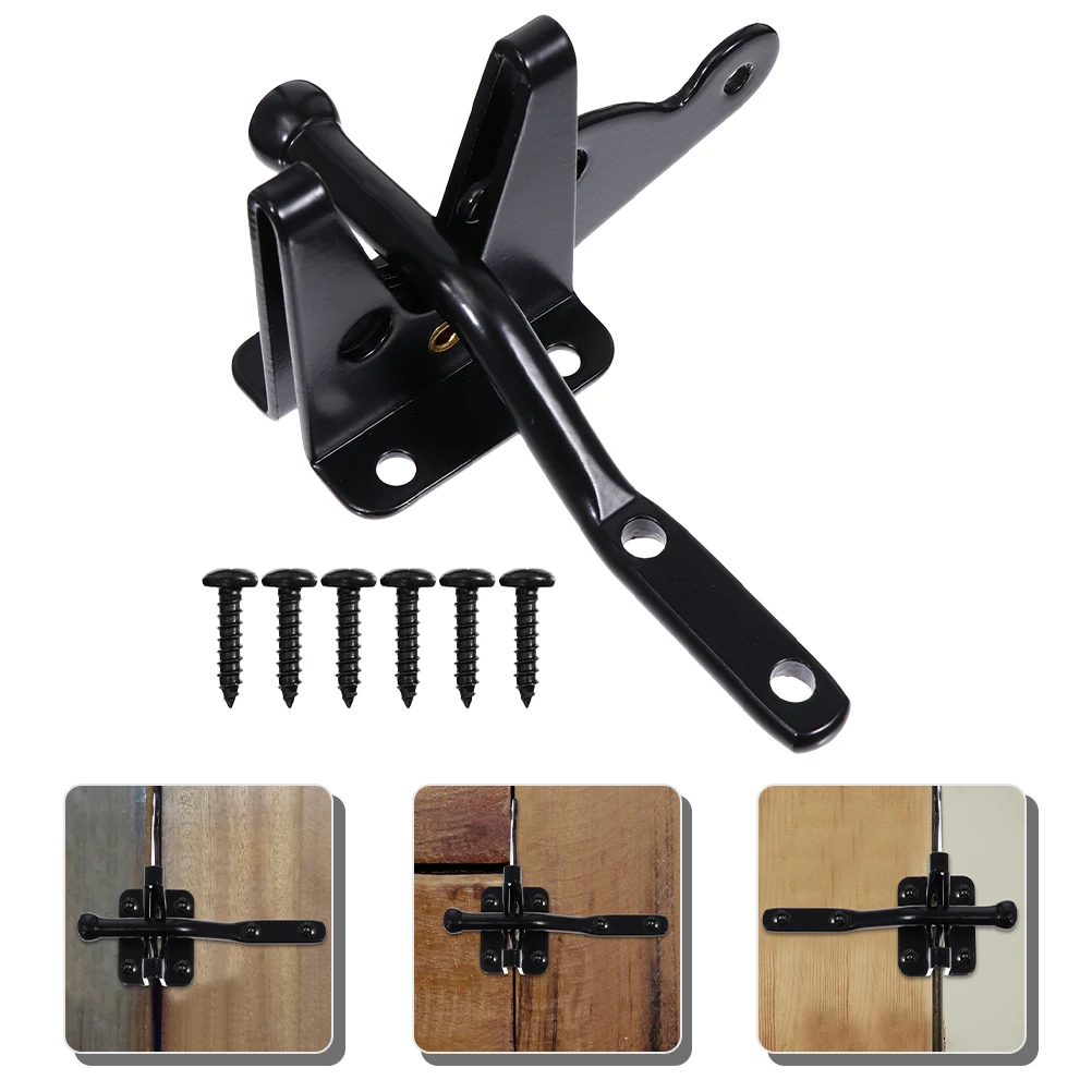 Heavy Duty Gate Latch Hidden Door Buckle Steel Hardware for Wooden Metal Gates Automatic Locking Safety Closure
Heavy Duty Gate Latch Hidden Door Buckle Steel Hardware for Wooden Metal Gates Automatic Locking Safety Closure