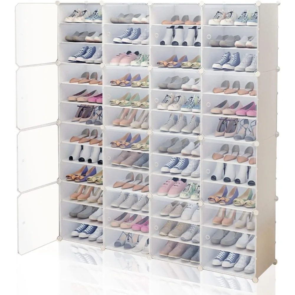 Large portable shoe rack organizer, 4×12 mesh shoe storage cabinet, 96 pairs of plastic high heels, sneakers
Large portable shoe rack organizer, 4×12 mesh shoe storage cabinet, 96 pairs of plastic high heels, sneakers