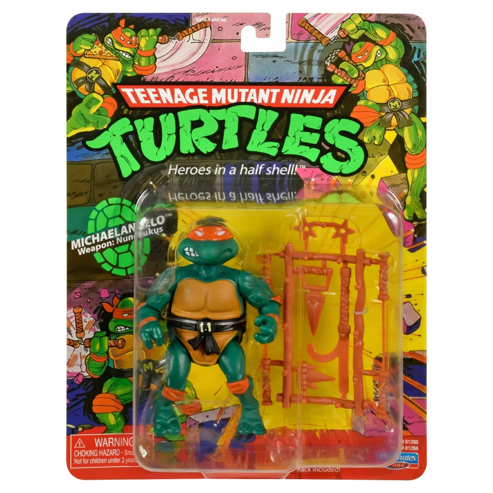 Teenage Mutant Ninja Turtles Classic Basic Mikey Action Figure Set, 3 Pieces
Teenage Mutant Ninja Turtles Classic Basic Mikey Action Figure Set, 3 Pieces