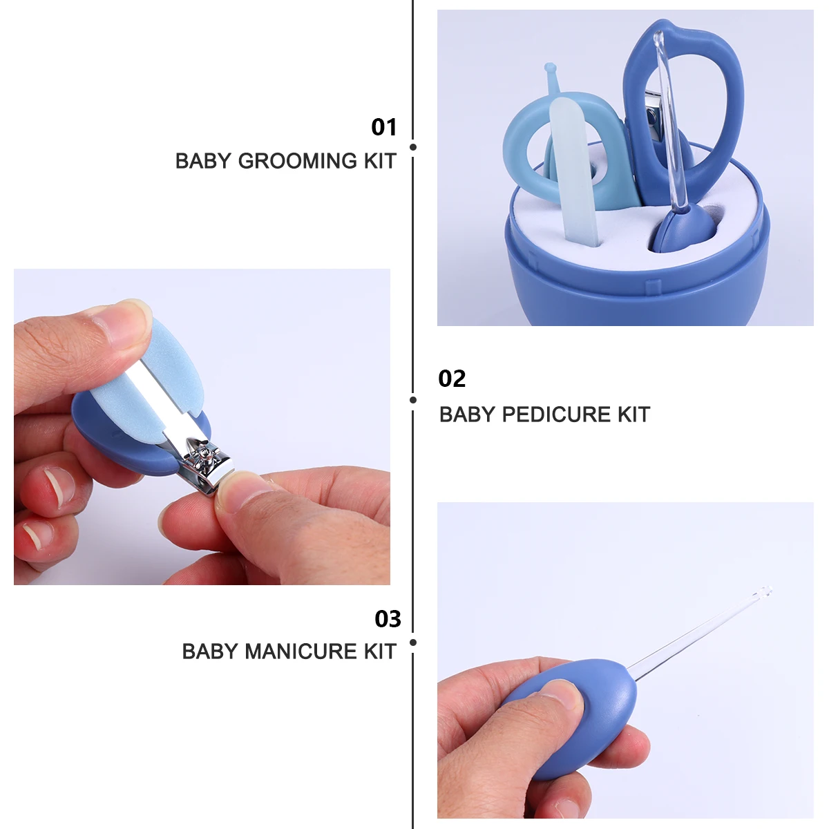 1 set Baby Nail Clipper Set Durable Cartoon Shaped LED Ear Spoon Storage Case Gift Newborn Infant Manicure Grooming Kit
1 set Baby Nail Clipper Set Durable Cartoon Shaped LED Ear Spoon Storage Case Gift Newborn Infant Manicure Grooming Kit