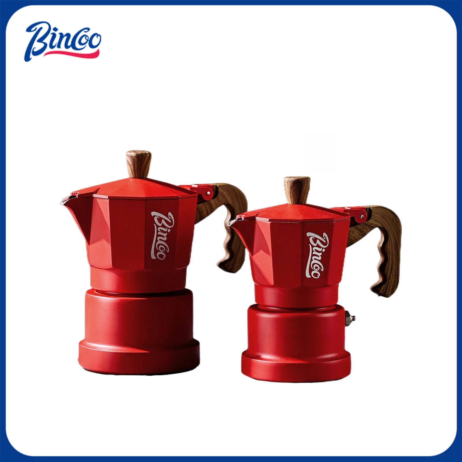 Bincoo Espresso Maker Stovetop, Moka Pot 1/2 Cups, Espresso Pot Classic Italian Coffee, Single Safety Valve, Wood-Grain Handle
Bincoo Espresso Maker Stovetop, Moka Pot 1/2 Cups, Espresso Pot Classic Italian Coffee, Single Safety Valve, Wood-Grain Handle