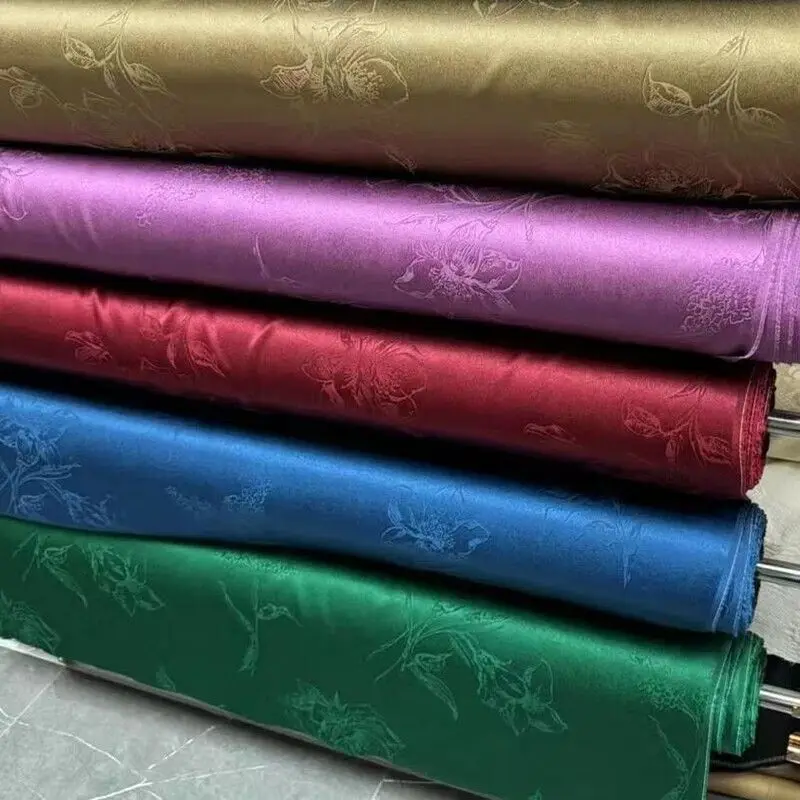Bali Satin Heavy Real Silk Jacquard Fabric 30Momme Chinese Style New Chinese Silk Fabric
Bali Satin Heavy Real Silk Jacquard Fabric 30Momme Chinese Style New Chinese Silk Fabric