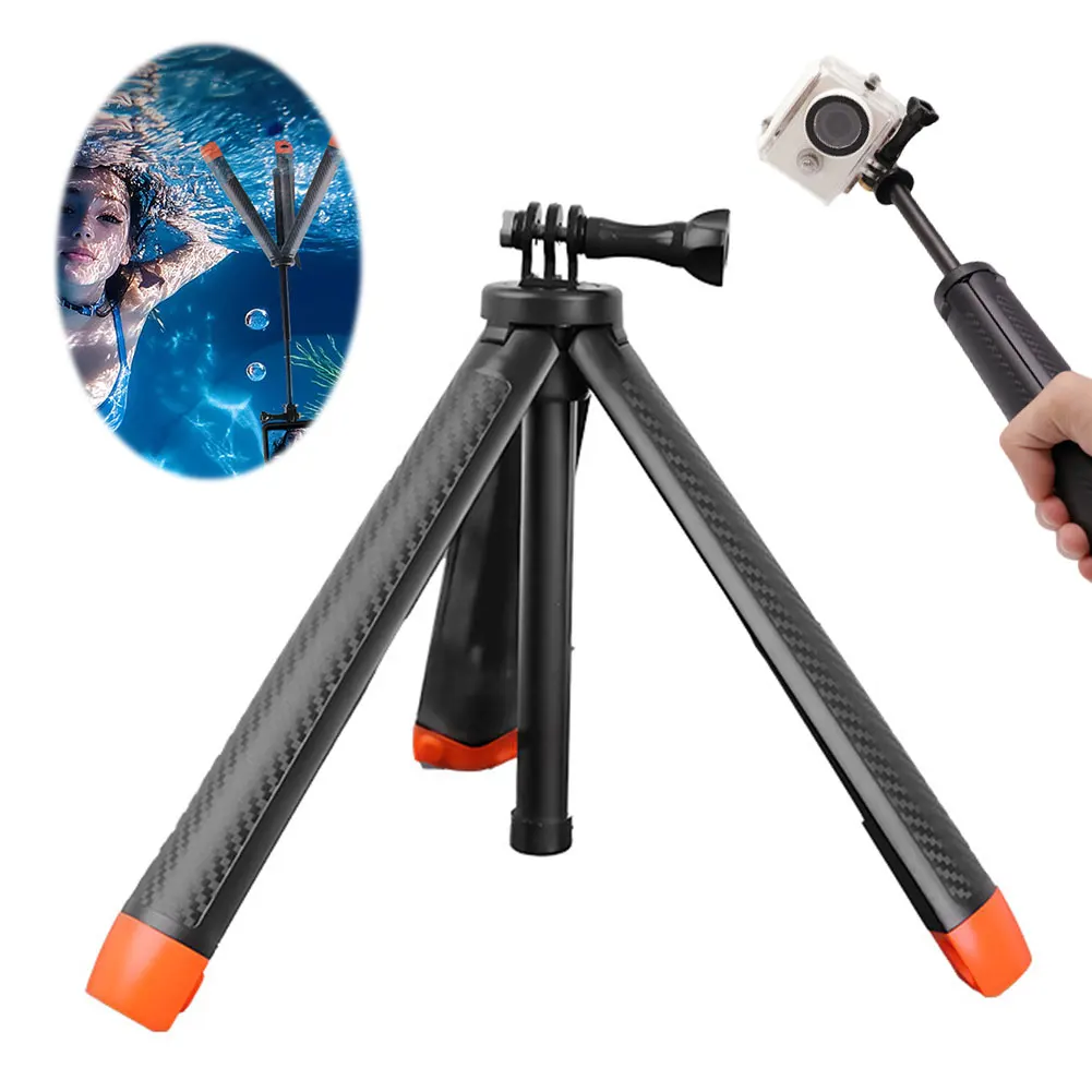 Штатив-трипод с рукояткой для экшн-камер GoPro и аксессуаров
Штатив-трипод с рукояткой для экшн-камер GoPro и аксессуаров