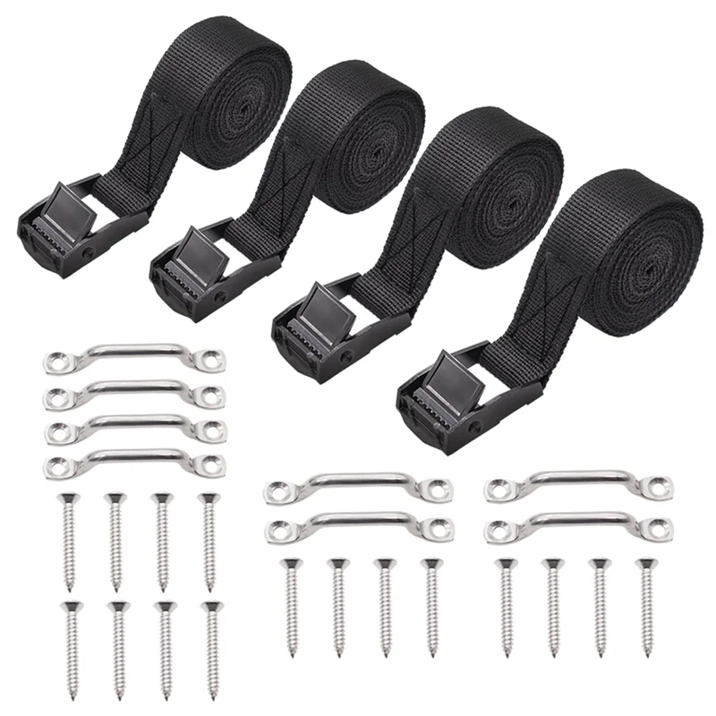 1Inch x 4Ft Battery Tie Down Strap Kit with Stainless Steel Cam Buckle, Bracket and Screws for Boats, Luggage Belt, Cars
1Inch x 4Ft Battery Tie Down Strap Kit with Stainless Steel Cam Buckle, Bracket and Screws for Boats, Luggage Belt, Cars
