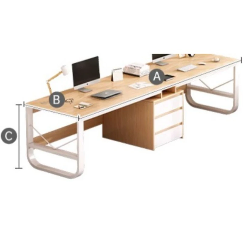 Double computer desk Desktop long desk Bedroom simple desk 
Double computer desk Desktop long desk Bedroom simple desk