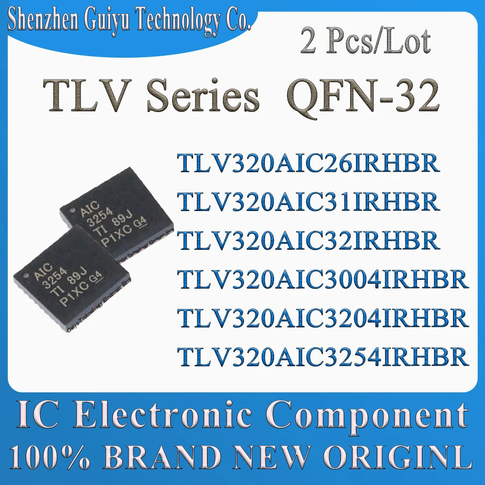 2Pcs/Lot TLV320AIC26IRHBR TLV320AIC31IRHBR TLV320AIC32IRHBR TLV320AIC3004IRHBR TLV320AIC3204IRHBR TLV320AIC3254IRHBR TLV IC Chip
2Pcs/Lot TLV320AIC26IRHBR TLV320AIC31IRHBR TLV320AIC32IRHBR TLV320AIC3004IRHBR TLV320AIC3204IRHBR TLV320AIC3254IRHBR TLV IC Chip