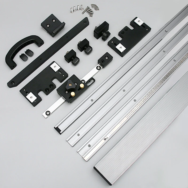 Woodworking Flip Saw Table Fence W/ Brackets System Aluminum Alloy Fence Tools Set for Circular Saw and DIY Tools
Woodworking Flip Saw Table Fence W/ Brackets System Aluminum Alloy Fence Tools Set for Circular Saw and DIY Tools