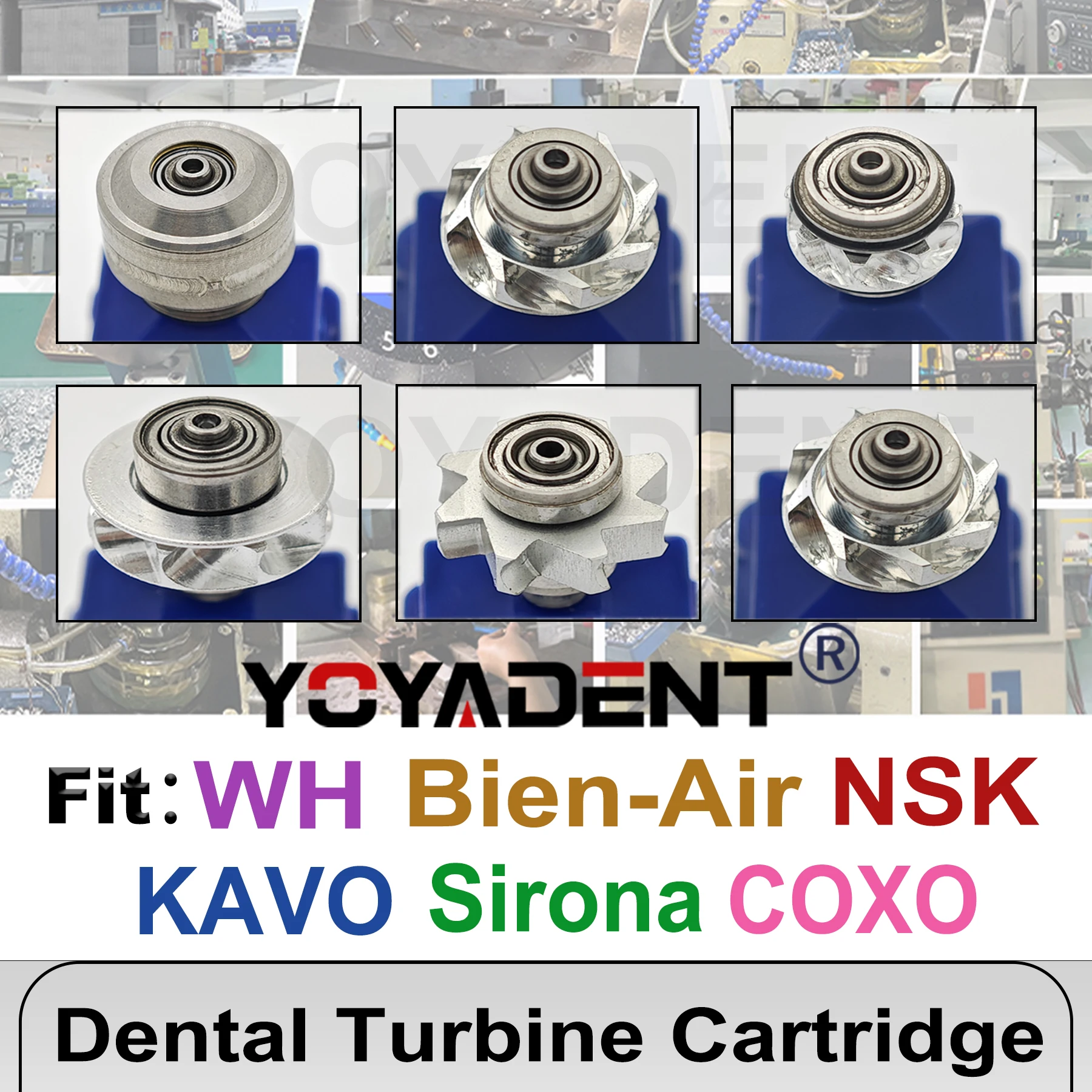 YOYADENT Dental Air Turbine Rotors Ceramic Bearing Cartridge Rotor Fit WH NSK KAVO COXO SIRONA High Speed Handpiece Tools
YOYADENT Dental Air Turbine Rotors Ceramic Bearing Cartridge Rotor Fit WH NSK KAVO COXO SIRONA High Speed Handpiece Tools