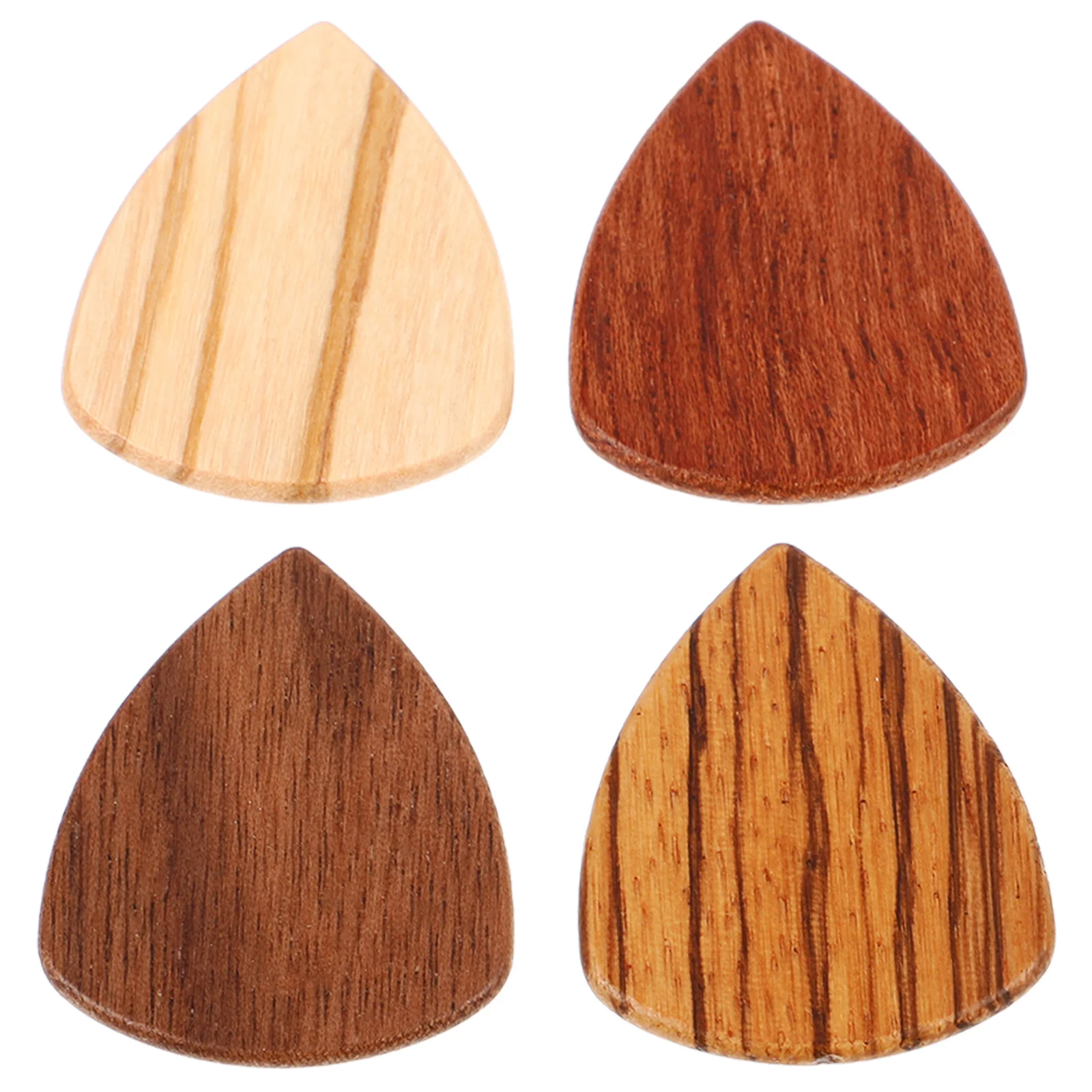 4 pcs Guitar Picks Wood Acoustic Bass Electric Rosewood Finger for Guitars Portable Small Bulk Musical Instrument 
4 pcs Guitar Picks Wood Acoustic Bass Electric Rosewood Finger for Guitars Portable Small Bulk Musical Instrument