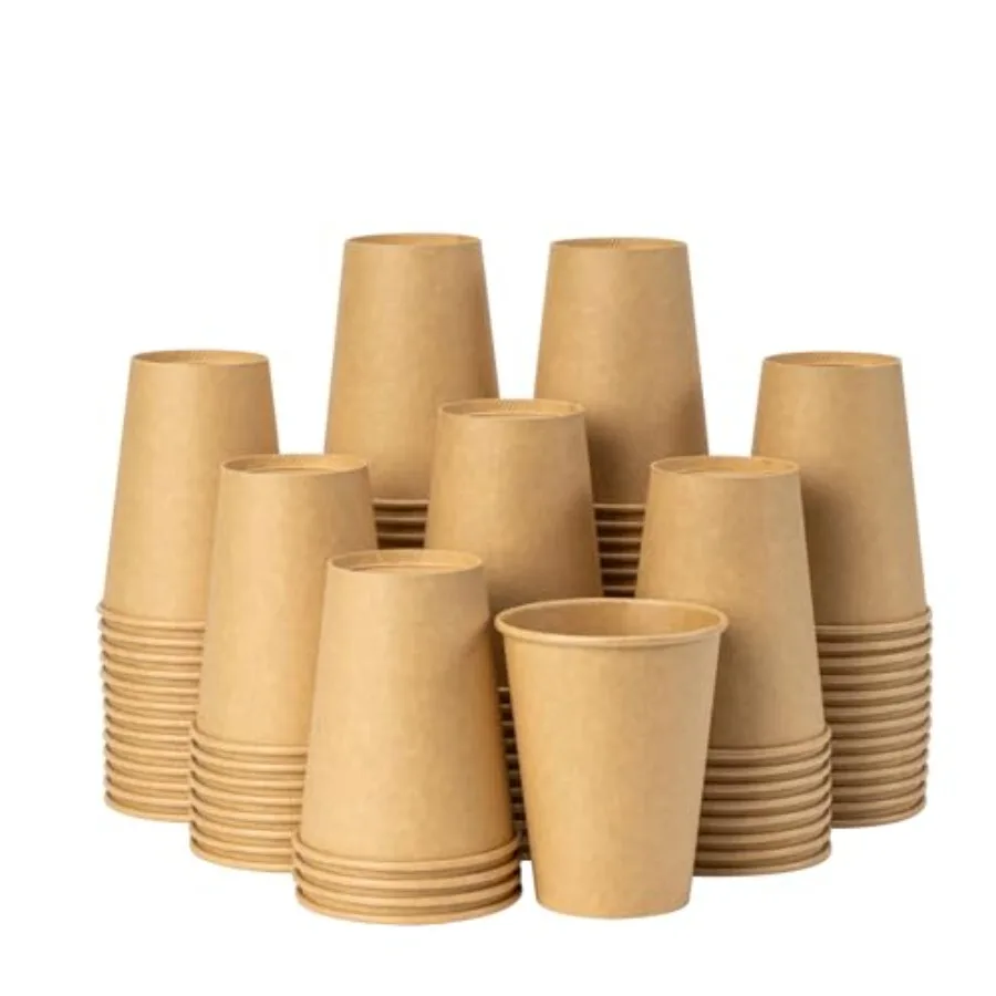 Pack 12 oz Coffee, Disposable Coffee Cups, Paper Cups, Hot Cups Unbleached for Home, Stores, Cafes, Office
Pack 12 oz Coffee, Disposable Coffee Cups, Paper Cups, Hot Cups Unbleached for Home, Stores, Cafes, Office