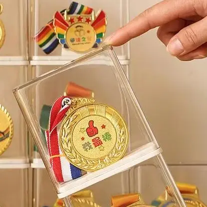 Transparent Acrylic Stackable Medal Display Case Storage Box Organizer for Home Office School Desktop
Transparent Acrylic Stackable Medal Display Case Storage Box Organizer for Home Office School Desktop