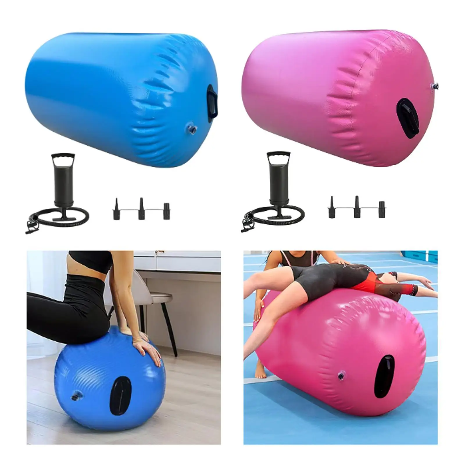 Gymnastics Mat Inflatable Tumbling Roller Back Handspring Training Air Barrel Gymnastics Barrel for Outdoor Body Coordination
Gymnastics Mat Inflatable Tumbling Roller Back Handspring Training Air Barrel Gymnastics Barrel for Outdoor Body Coordination