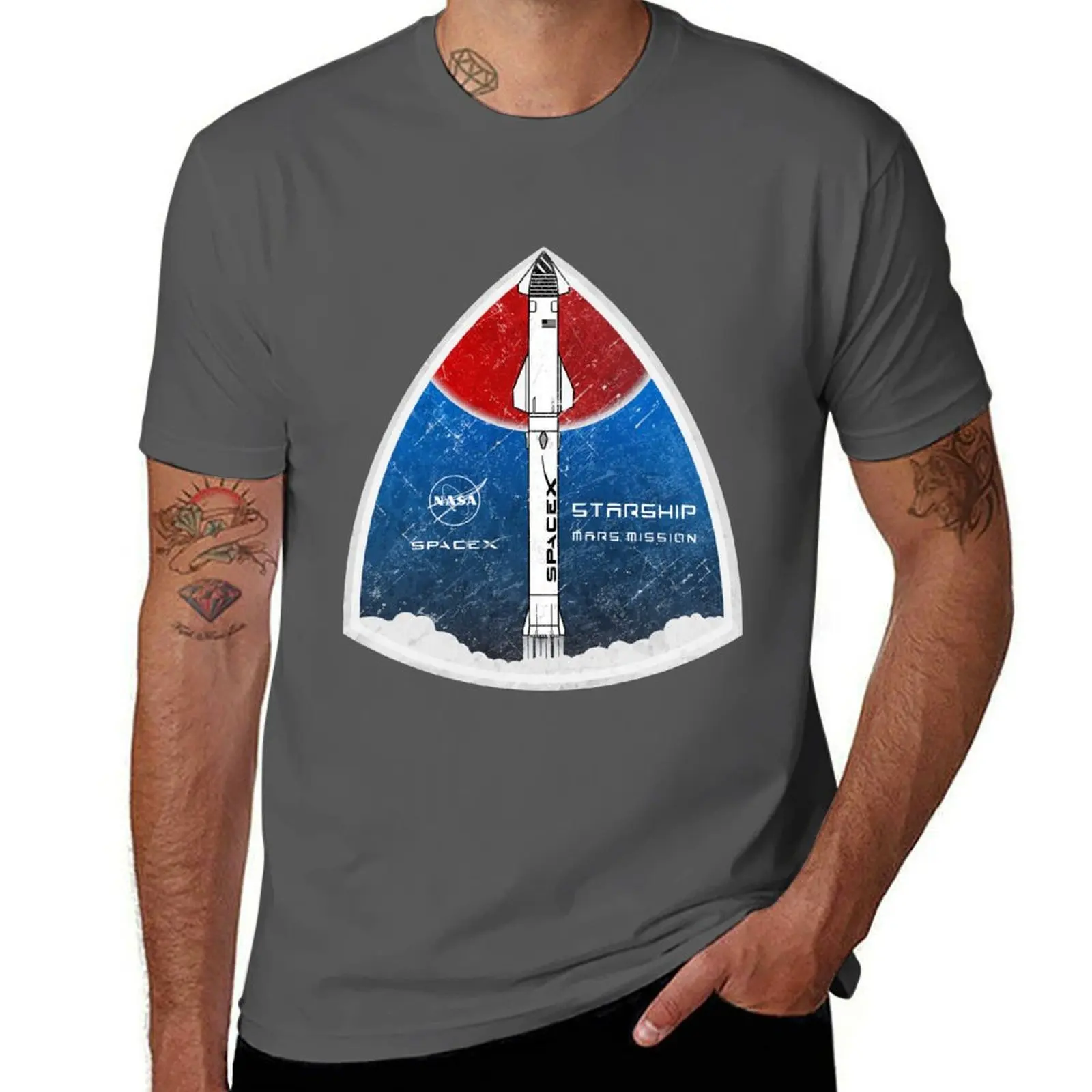 Starship: Mars Mission T-Shirt Light Athletic Short Sleeve Tee Shirt
Starship: Mars Mission T-Shirt Light Athletic Short Sleeve Tee Shirt