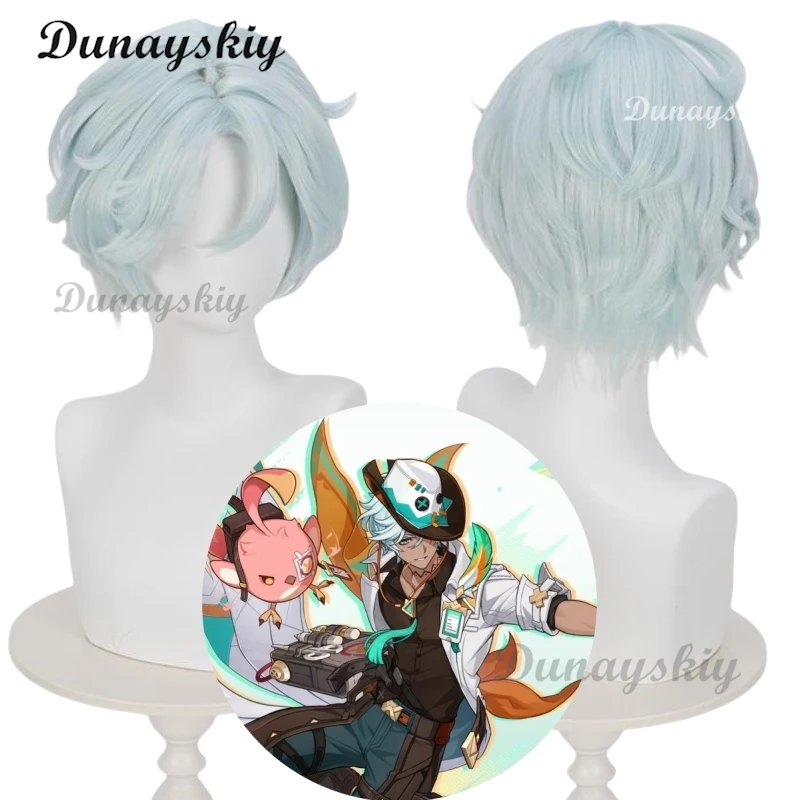 Genshin Impact Ifa Blue Wig Cosplay Light Short Hair Tlalocan Flower-Feather Clan Natlan Halloween Party for Women Men Carnival
Genshin Impact Ifa Blue Wig Cosplay Light Short Hair Tlalocan Flower-Feather Clan Natlan Halloween Party for Women Men Carnival
