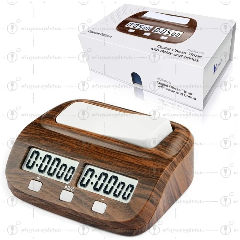 LEAP Chess Clock Digital Chess Timer with Count up / Countdown Timer for Board Games Timer with Alarm Function Wood Appearance
LEAP Chess Clock Digital Chess Timer with Count up / Countdown Timer for Board Games Timer with Alarm Function Wood Appearance
