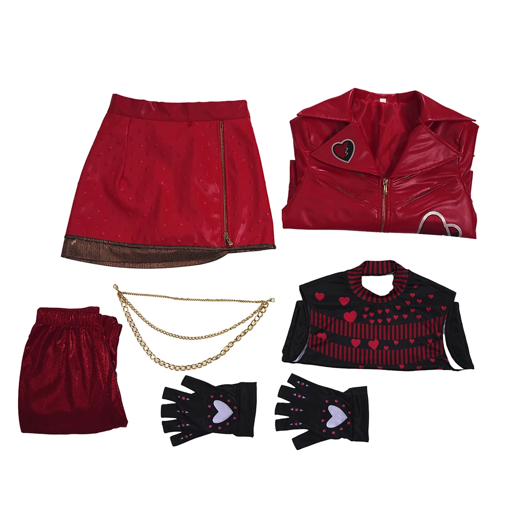 2026 Movie Descendants Rise Cosplay Princess Red Clothes Party Disguise Roleplay Female Halloween Costume Carnival Outfits Suits
2026 Movie Descendants Rise Cosplay Princess Red Clothes Party Disguise Roleplay Female Halloween Costume Carnival Outfits Suits