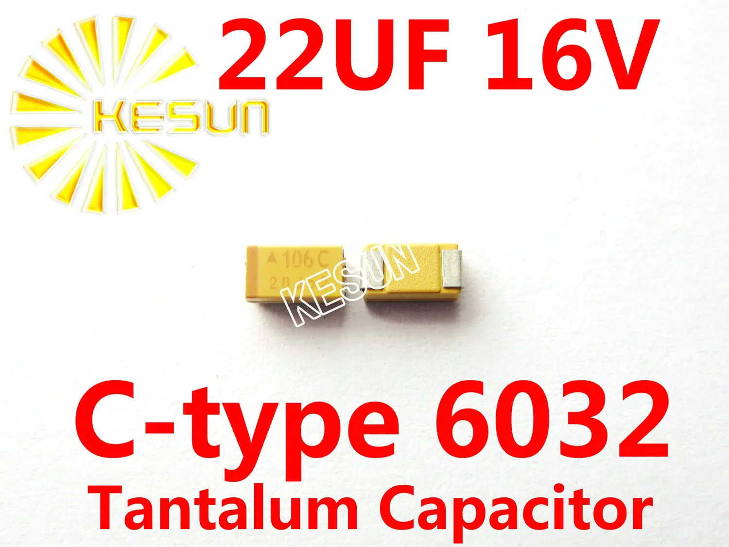 22 мкФ 16 В C тип 2312 6032 226C SMD танталовый конденсаторный разъем TAJC226K016RNJ x500 шт.
22 мкФ 16 В C тип 2312 6032 226C SMD танталовый конденсаторный разъем TAJC226K016RNJ x500 шт.