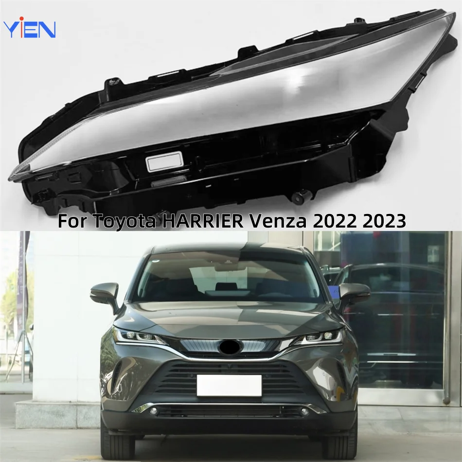 For Toyota HARRIER Venza 2022 2023 Car Accsesories Lampshade Headlamp Car Front Headlight Lens Cover Lights Shell
For Toyota HARRIER Venza 2022 2023 Car Accsesories Lampshade Headlamp Car Front Headlight Lens Cover Lights Shell