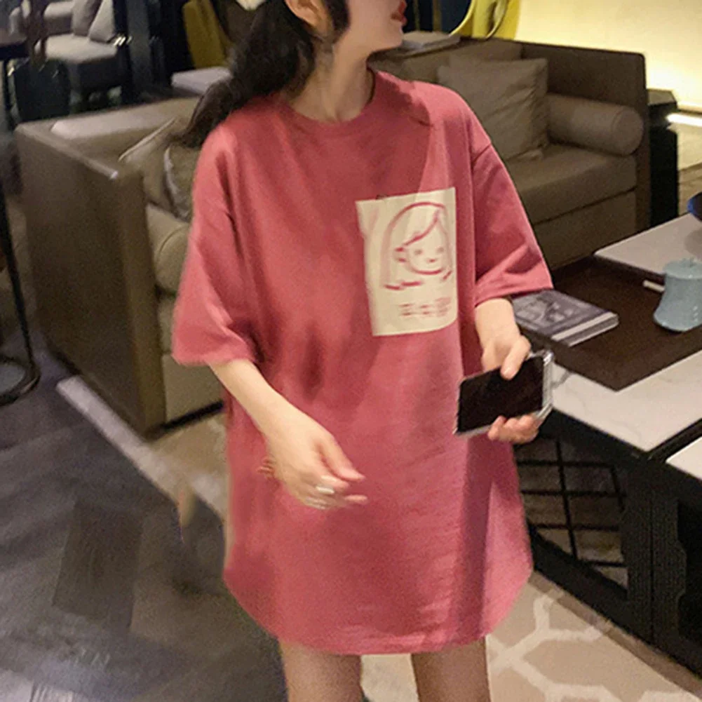 Loose Fit T Shirt Pink Printed Tee Daily Wear Pink Vacation Daily Use Casual Style Wear Regular Clothing Length
Loose Fit T Shirt Pink Printed Tee Daily Wear Pink Vacation Daily Use Casual Style Wear Regular Clothing Length