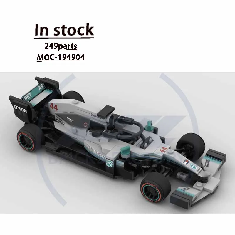 MOC-194904 New W09 Sports Racing Car Building Block Model 249 Parts MOC Creative Boys Children's Birthday Toy Gift
MOC-194904 New W09 Sports Racing Car Building Block Model 249 Parts MOC Creative Boys Children's Birthday Toy Gift