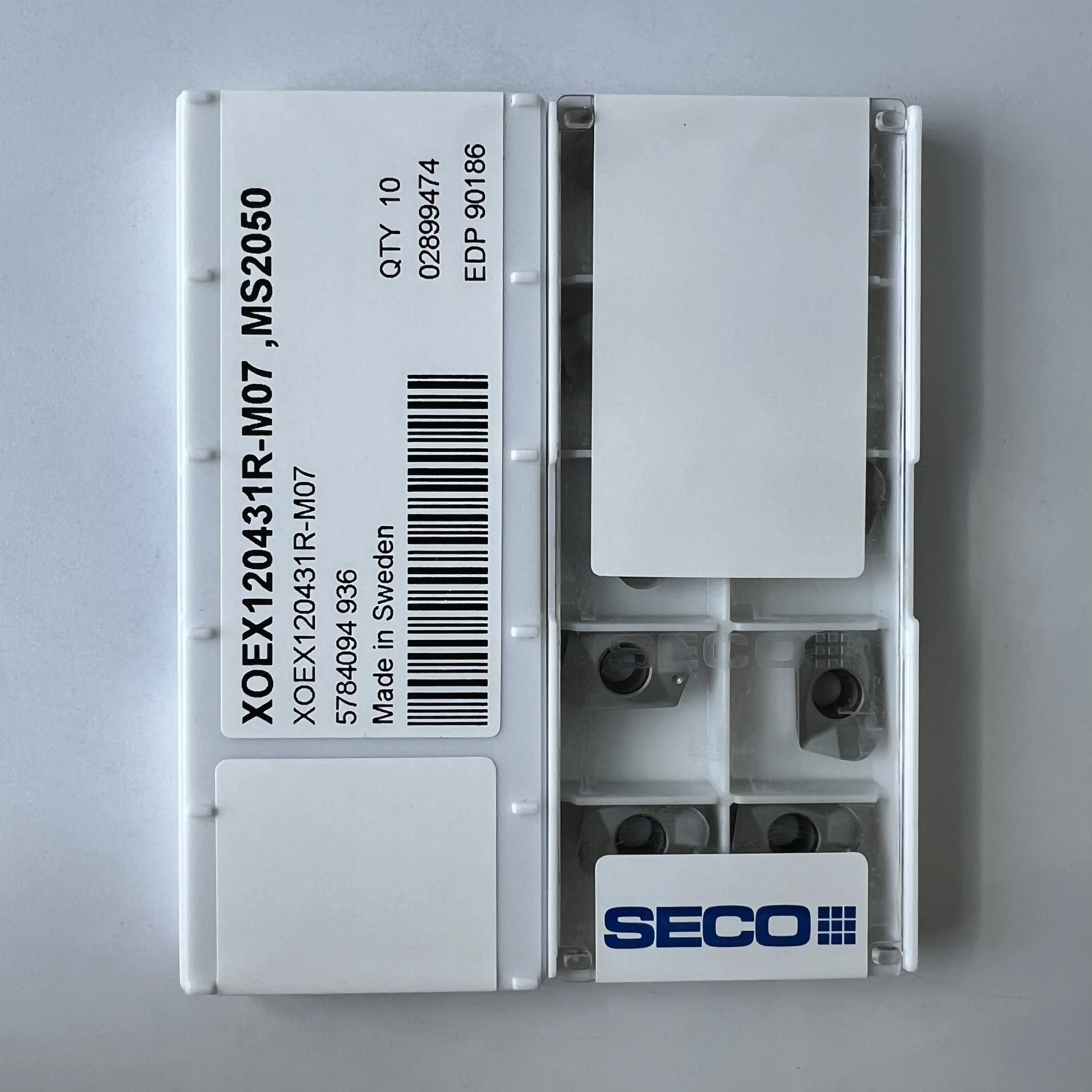 XOEX120431R-M07,MS2050 / Original product CNC cemented carbide blade 10 Pcs
XOEX120431R-M07,MS2050 / Original product CNC cemented carbide blade 10 Pcs