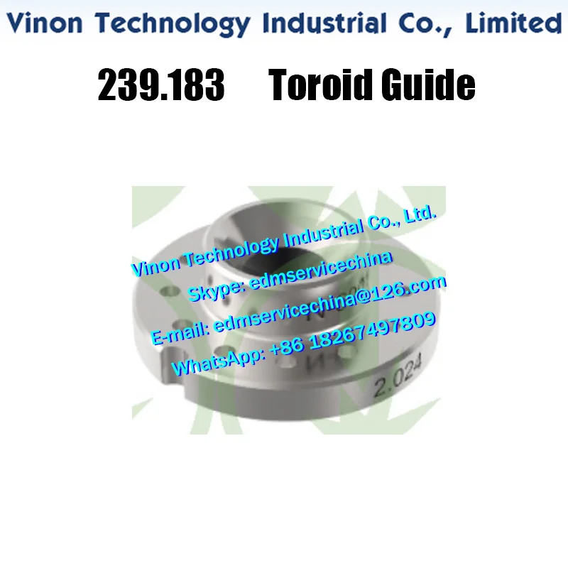 239.183 EDM Toroid guide with diamond Φ2.5mm OD15xH5.2mm for AGIE AC Classic Evolution edm spares 239.183.7
239.183 EDM Toroid guide with diamond Φ2.5mm OD15xH5.2mm for AGIE AC Classic Evolution edm spares 239.183.7
