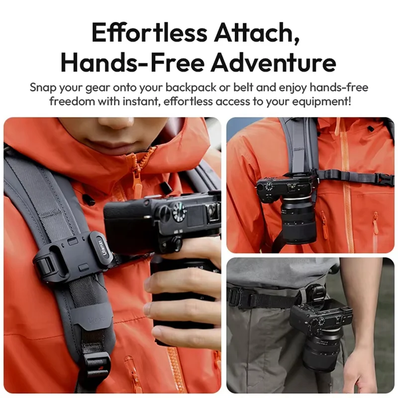 Ulanzi UKA07 Quick-Release Backpack Clip Kit Forcamera Compatible Withf38 Top Plate Forbackpack Backpack Clip
Ulanzi UKA07 Quick-Release Backpack Clip Kit Forcamera Compatible Withf38 Top Plate Forbackpack Backpack Clip