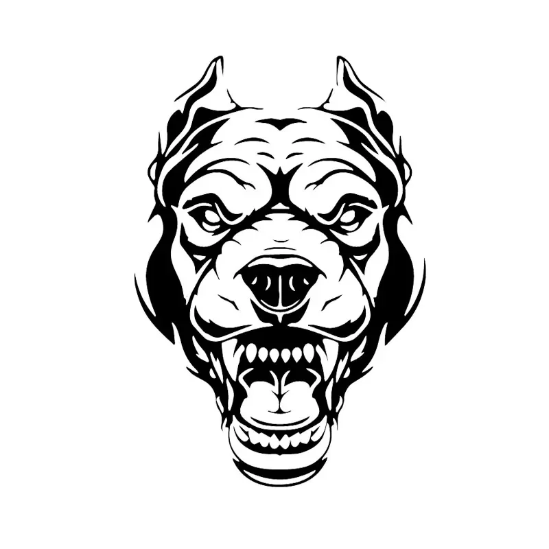 Car Stickers Angry Dog Portrait Animal Cartoon PVC Car Decoration Accessories Decals Creative Waterproof Black/white,16cm*11cm
Car Stickers Angry Dog Portrait Animal Cartoon PVC Car Decoration Accessories Decals Creative Waterproof Black/white,16cm*11cm
