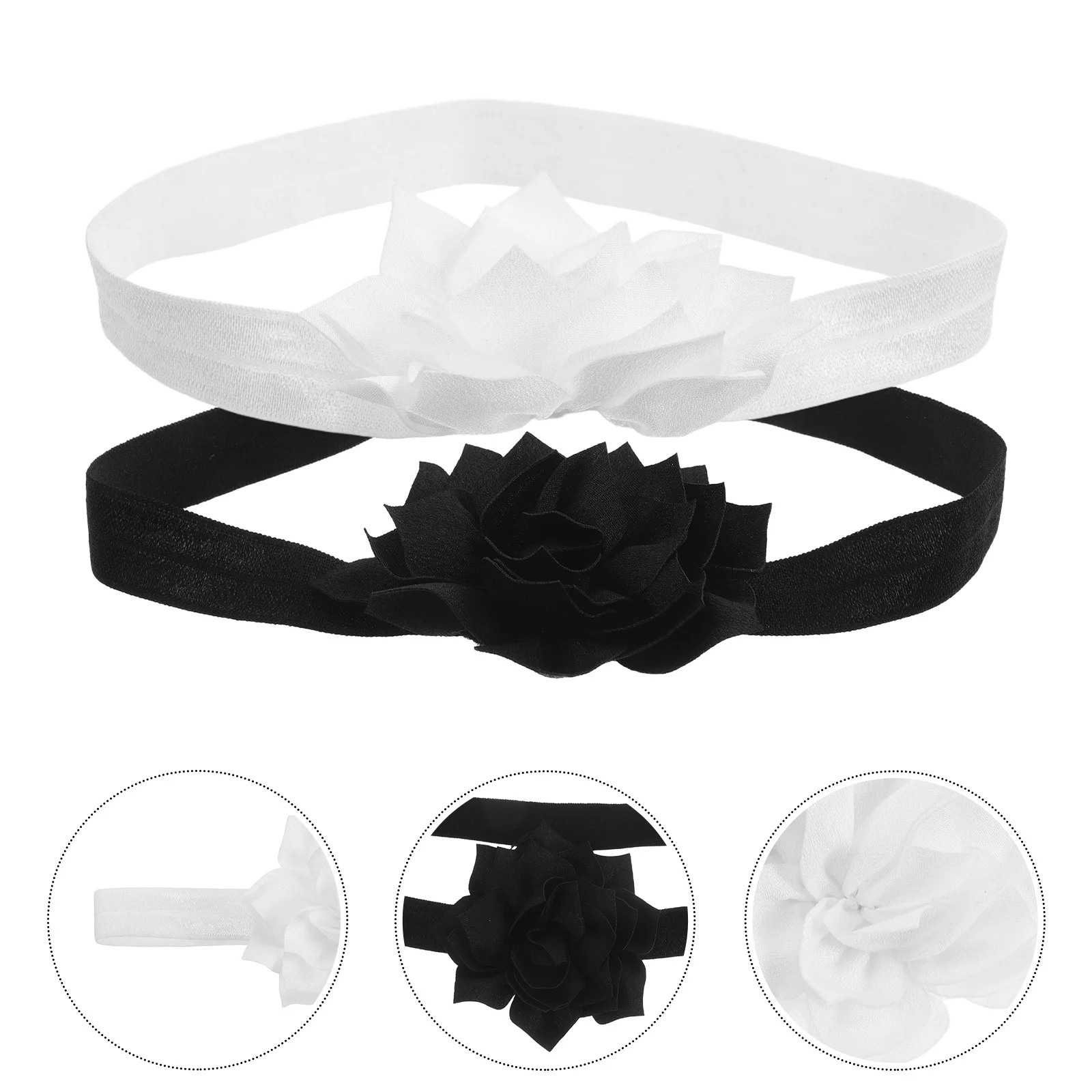 6Pcs Baby Girls' Headbands Handmade Floral Hairband Soft Elastic Fit for Newborns Toddlers Special Occasions Photoshoots First
6Pcs Baby Girls' Headbands Handmade Floral Hairband Soft Elastic Fit for Newborns Toddlers Special Occasions Photoshoots First