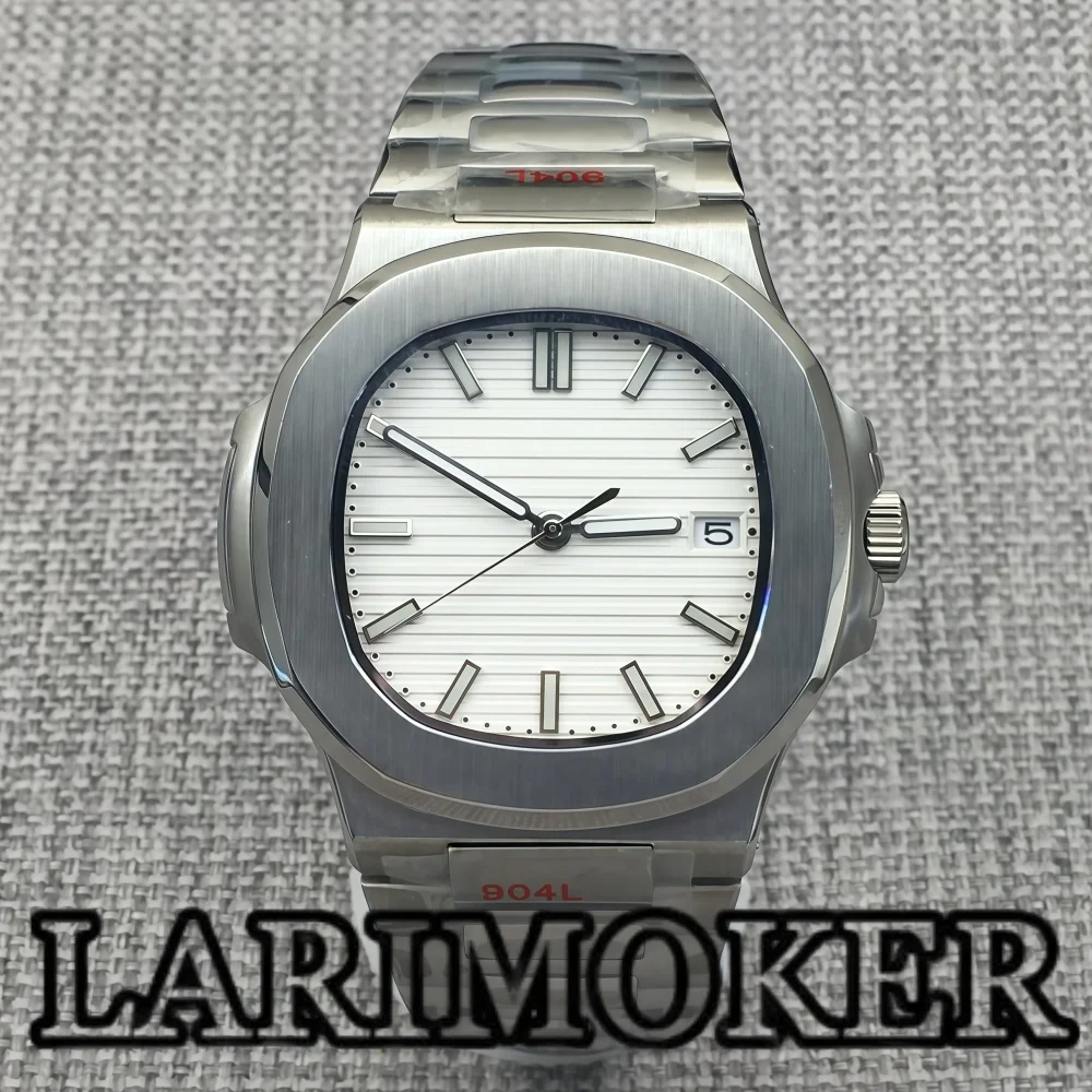 LARIMOKER 39mm Automatic Men's Watch NH35 Stainless Steel Square Case white Dial Luminous Sapphire Glass Waterproof
LARIMOKER 39mm Automatic Men's Watch NH35 Stainless Steel Square Case white Dial Luminous Sapphire Glass Waterproof